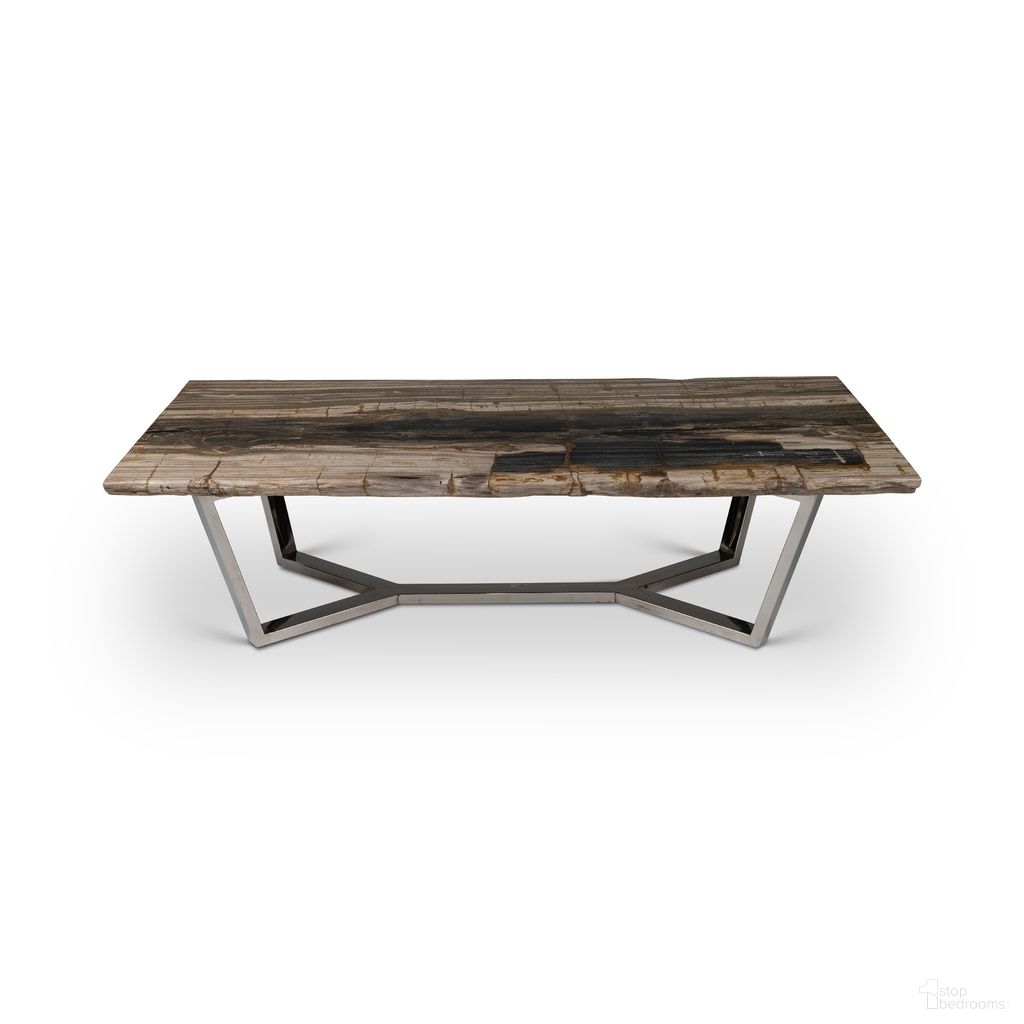 Relique Masso 60 Inch Coffee Table In Dark Natural