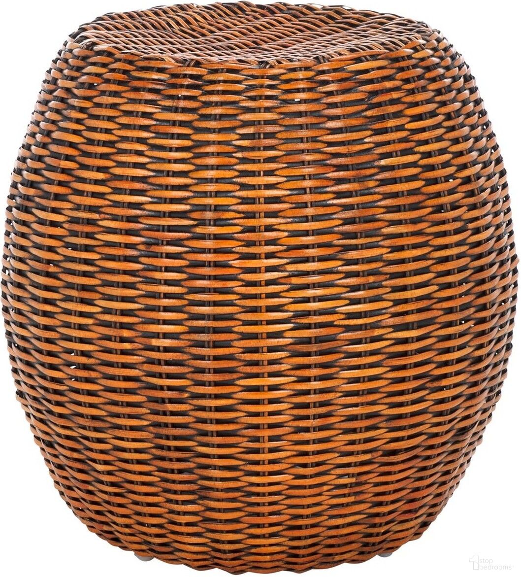 The appearance of Remi Brown and Multi End Table designed by Safavieh in the modern / contemporary interior design. This brown piece of furniture  was selected by 1StopBedrooms from Remi Collection to add a touch of cosiness and style into your home. Sku: SEA8022A. Material: Rattan.
