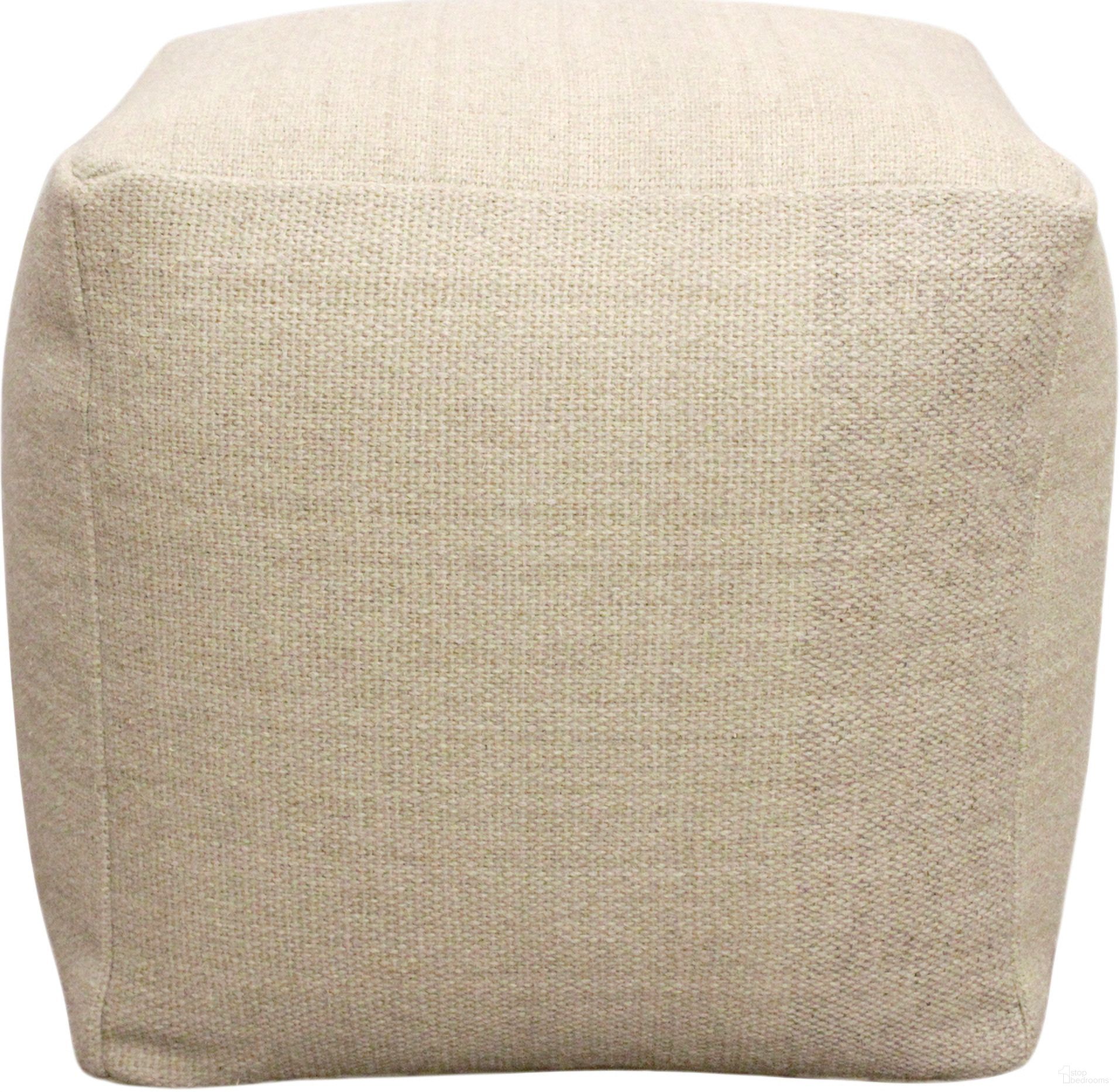 The appearance of Remi Wool Pouf In Ivory designed by Moti in the modern / contemporary interior design. This ivory piece of furniture was selected by 1StopBedrooms from Remi Collection to add a touch of cosiness and style into your home. Sku: 54011032. Material: Wool.