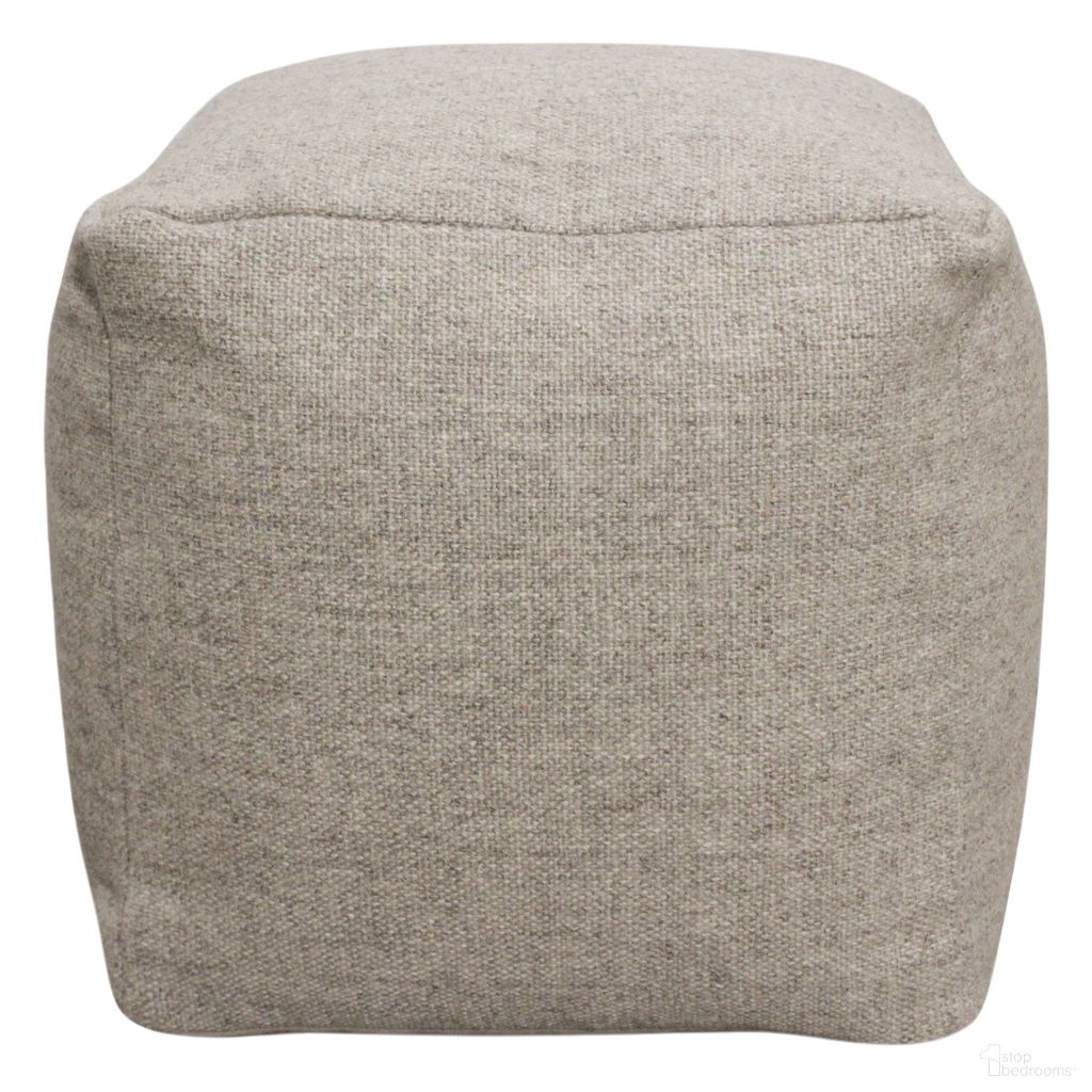 The appearance of Remi Wool Pouf In Silver designed by Moti in the modern / contemporary interior design. This silver piece of furniture was selected by 1StopBedrooms from Remi Collection to add a touch of cosiness and style into your home. Sku: 54011035. Material: Wool.