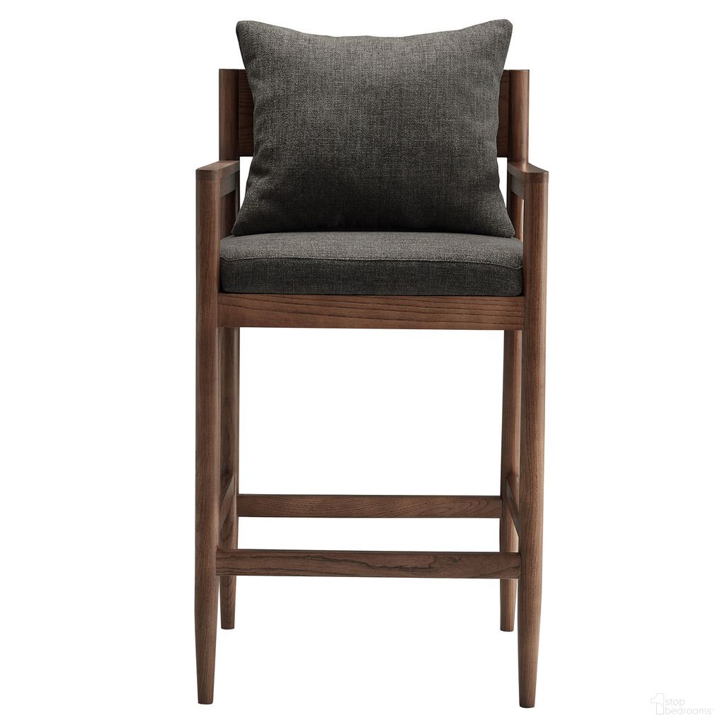 The appearance of Remington Wood Bar Stool In Charcoal designed by Modway in the modern / contemporary interior design. This charcoal piece of furniture was selected by 1StopBedrooms from Remington Collection to add a touch of cosiness and style into your home. Sku: EEI-7245-CHA. Material: Wood.