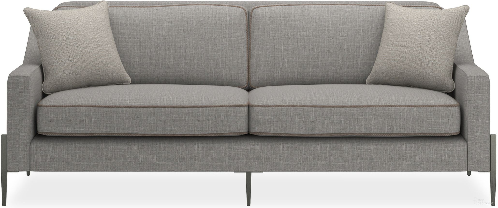 The appearance of Remix 85 Inch Sofa In Gray designed by Caracole in the modern / contemporary interior design. This gray piece of furniture  was selected by 1StopBedrooms from Remix Collection to add a touch of cosiness and style into your home. Sku: M110-019-211-C. Material: Metal.