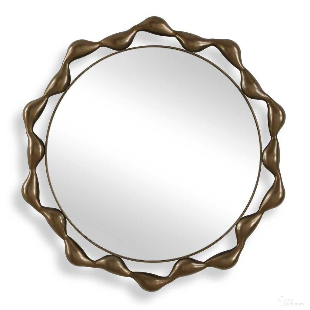 The appearance of Remolino Round Mirror In Bronze designed by Uttermost in the modern / contemporary interior design. This bronze piece of furniture  was selected by 1StopBedrooms from Remolino Collection to add a touch of cosiness and style into your home. Sku: 08324. Material: Iron.