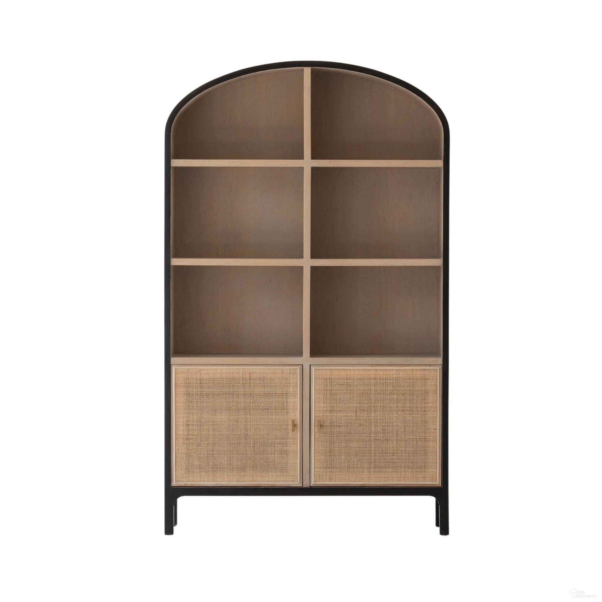 The appearance of Renaissance Pietro Tall Cabinet In Black and Brown designed by LH Imports in the bohemian interior design. This black and brown piece of furniture was selected by 1StopBedrooms from Renaissance Collection to add a touch of cosiness and style into your home. Sku: RNSV054. Material: Wood.