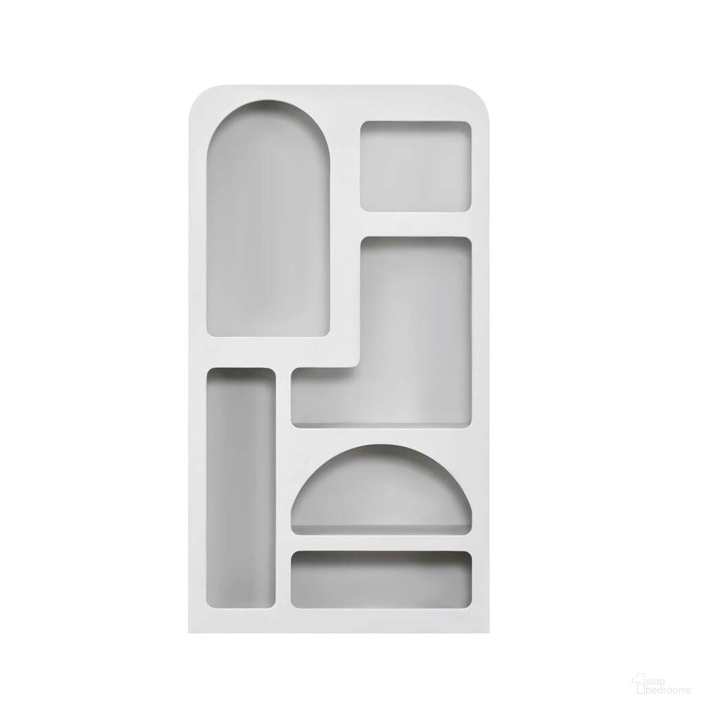 The appearance of Renaissance Vinci Bookcase In White designed by LH Imports in the modern / contemporary interior design. This white piece of furniture was selected by 1StopBedrooms from Renaissance Collection to add a touch of cosiness and style into your home. Sku: RNS057. Material: Cement.