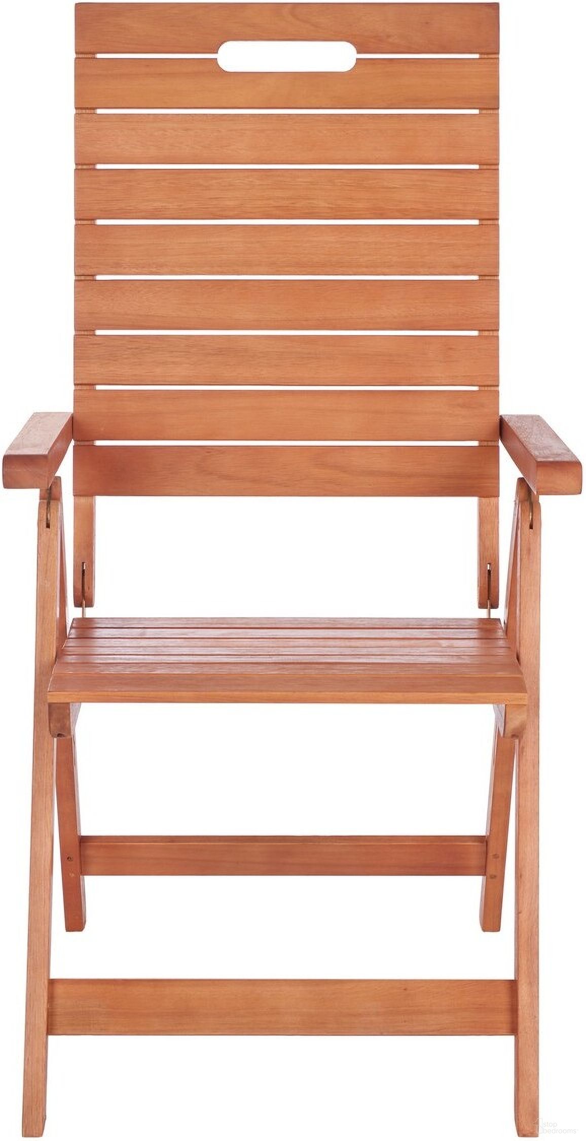 Rence Folding Chair Set of 2 in Natural