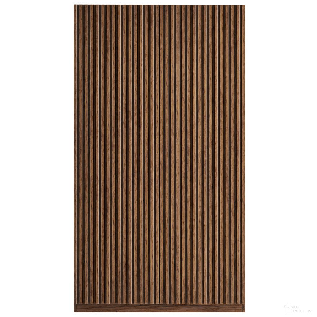 The appearance of Render 2-Door Wardrobe Closet In Walnut designed by Modway in the modern / contemporary interior design. This walnut piece of furniture was selected by 1StopBedrooms from Render Collection to add a touch of cosiness and style into your home. Sku: MOD-7182-WAL-1;MOD-7182-WAL-2;MOD-7182-WAL-3. Material: MDF.