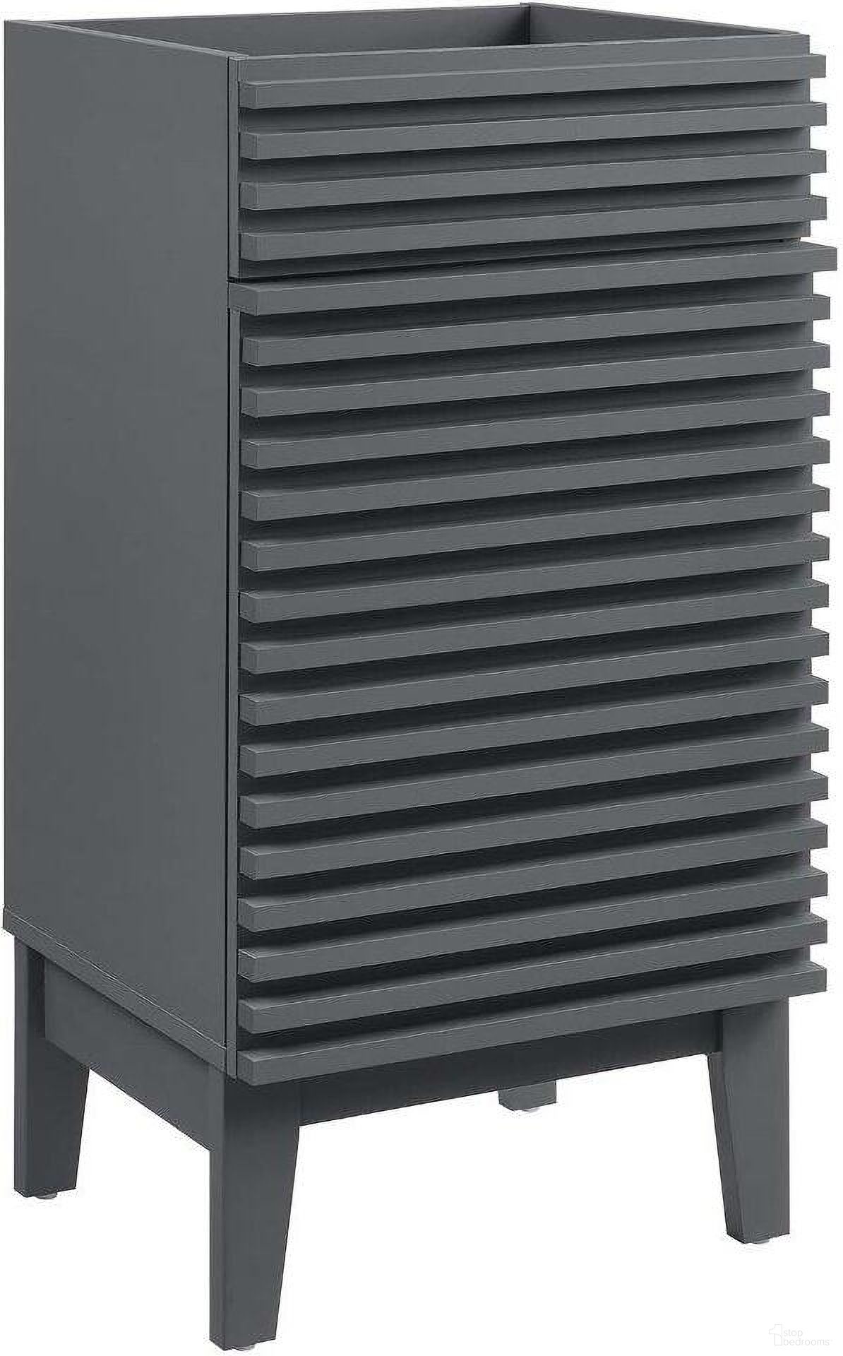 Render Gray 18 Inch Bathroom Vanity Cabinet