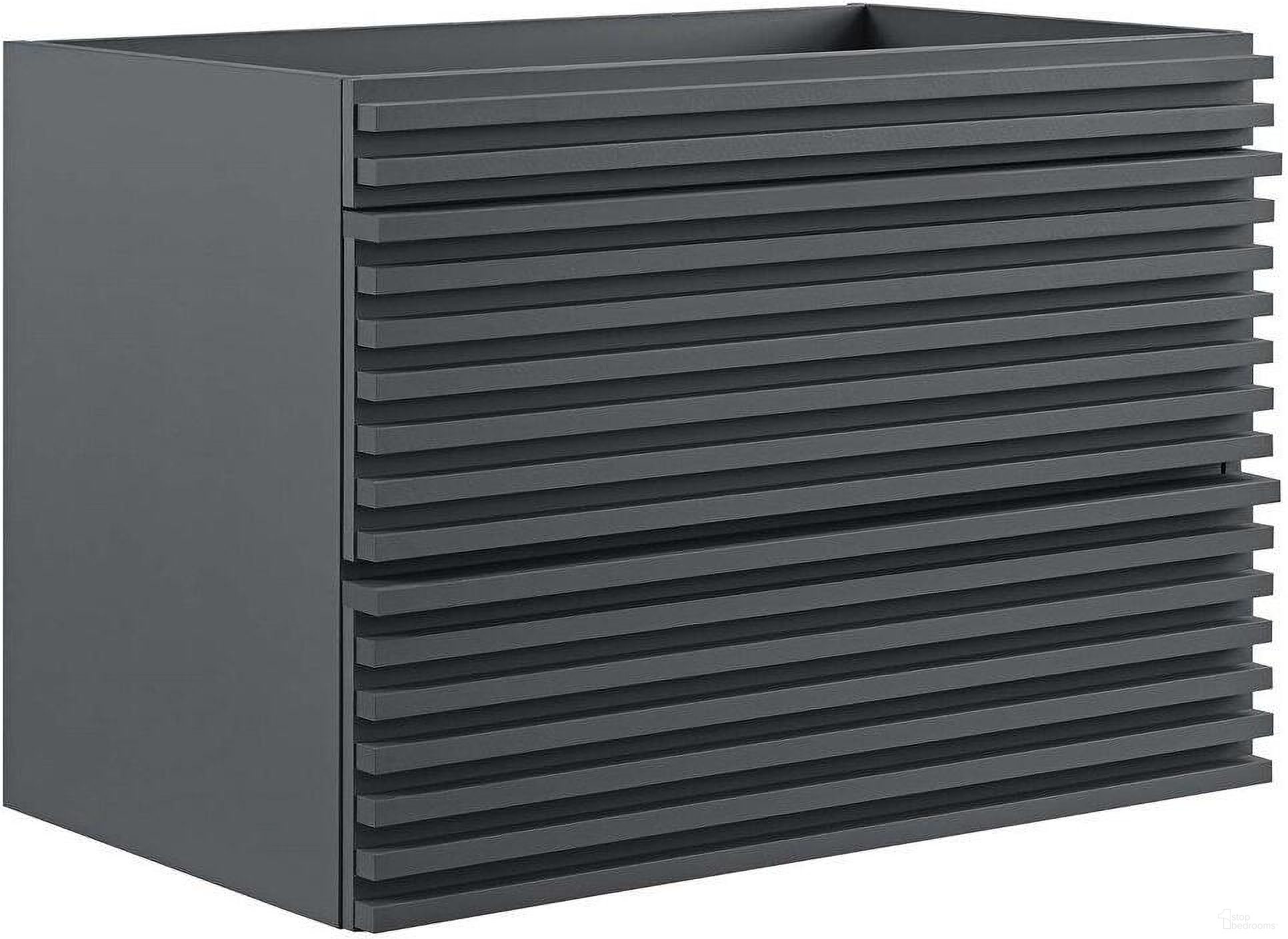 Render Gray 30 Inch Wall-Mount Bathroom Vanity