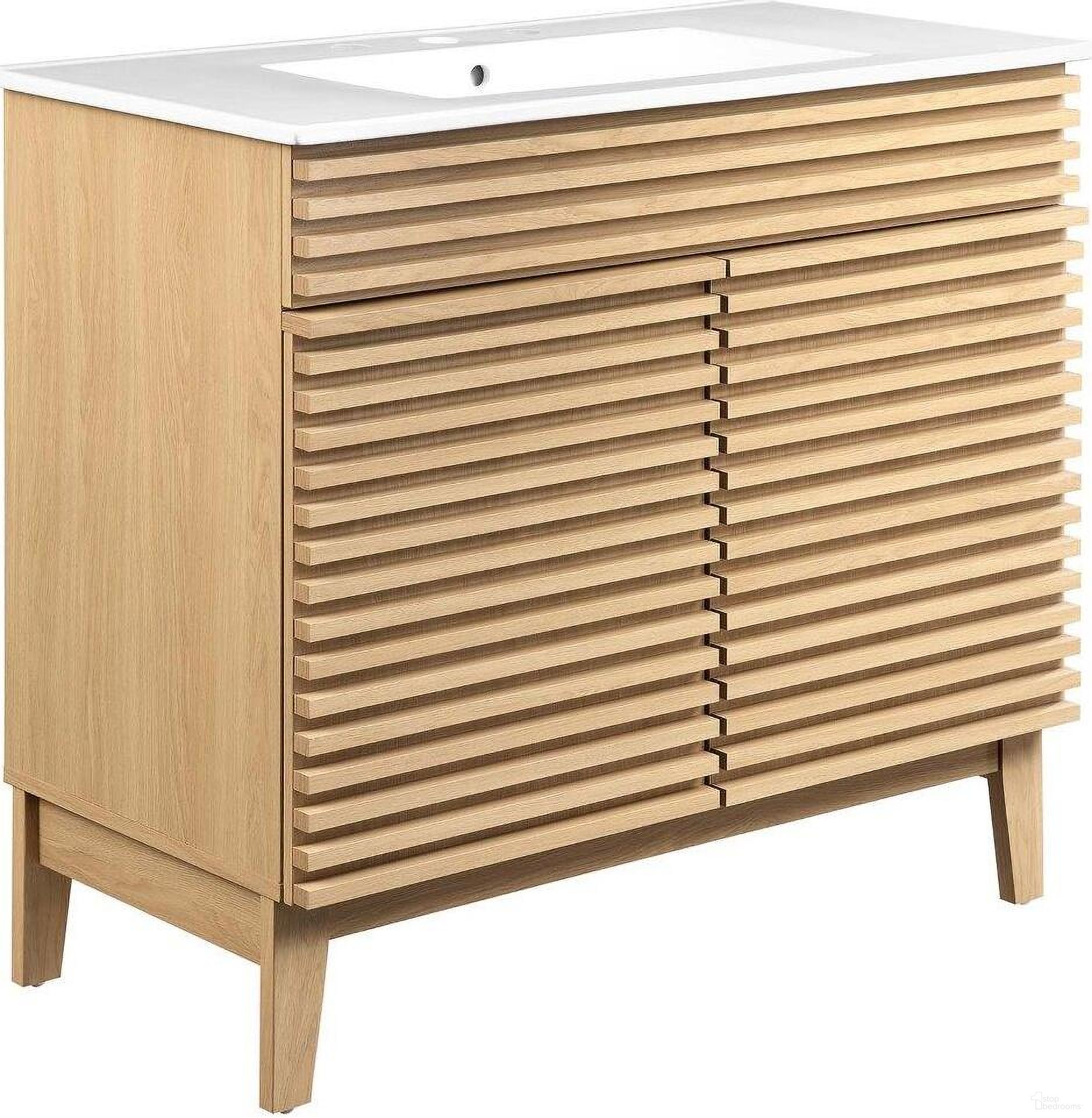 Render Oak White 36 Inch Bathroom Vanity