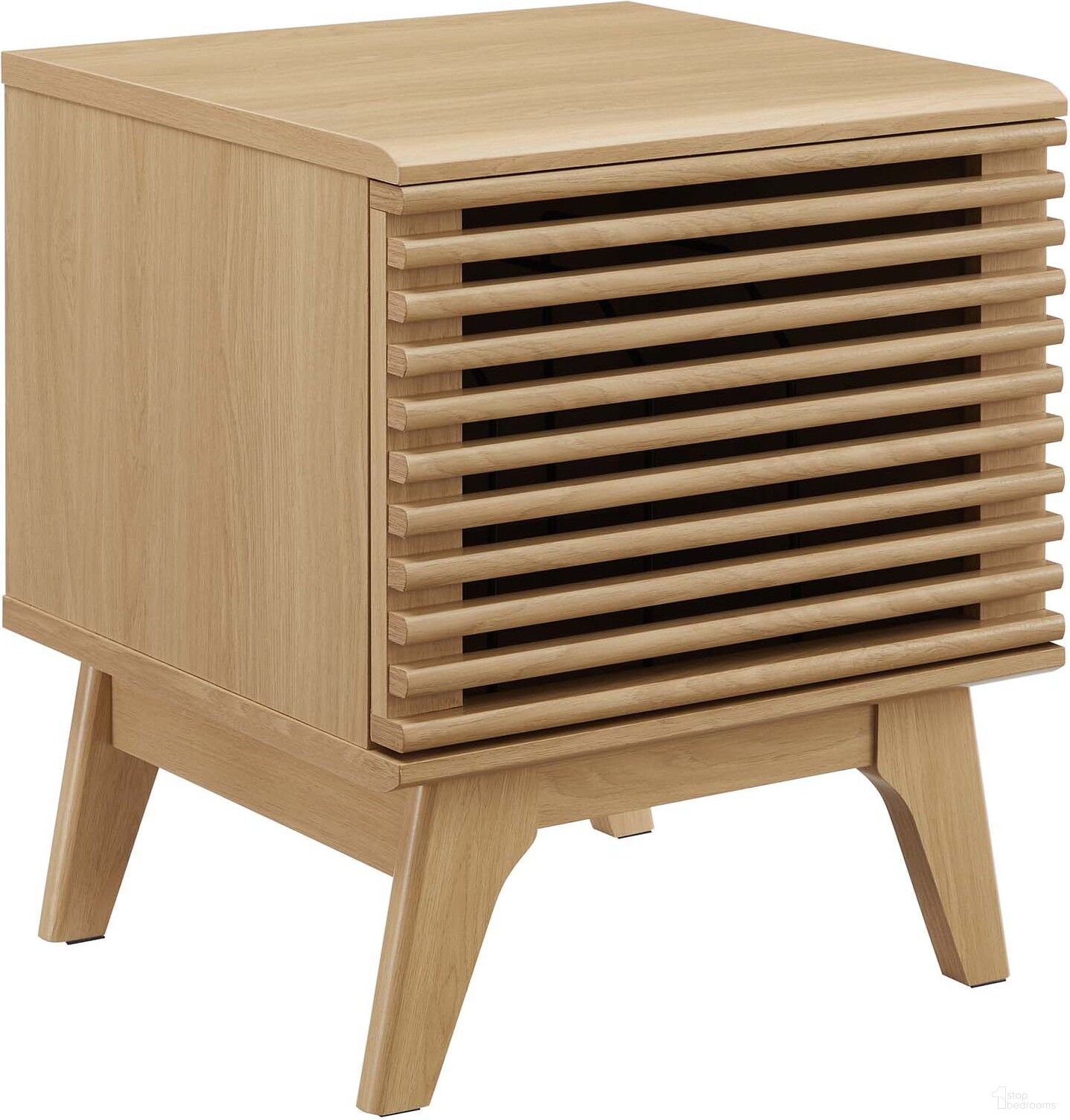 The appearance of Render Vinyl Record Display Stand In Oak EEI-4262-OAK designed by Modway in the modern / contemporary interior design. This oak piece of furniture was selected by 1StopBedrooms from Render Collection to add a touch of cosiness and style into your home. Sku: EEI-4262-OAK. Material: MDF.