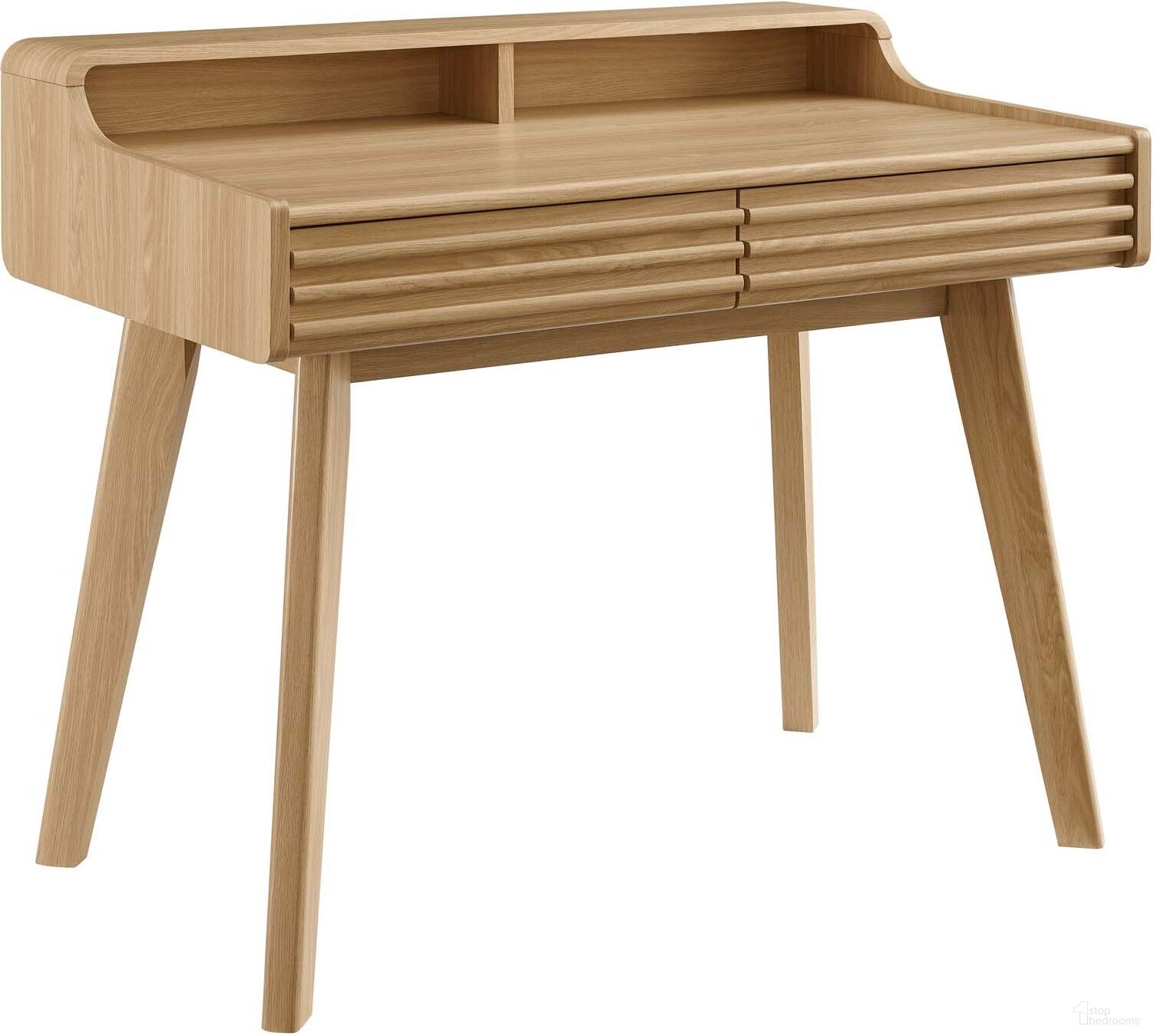 The appearance of Render Writing Desk designed by Modway in the modern / contemporary interior design. This oak piece of furniture was selected by 1StopBedrooms from Render Collection to add a touch of cosiness and style into your home. Sku: EEI-3342-OAK. Material: MDF.