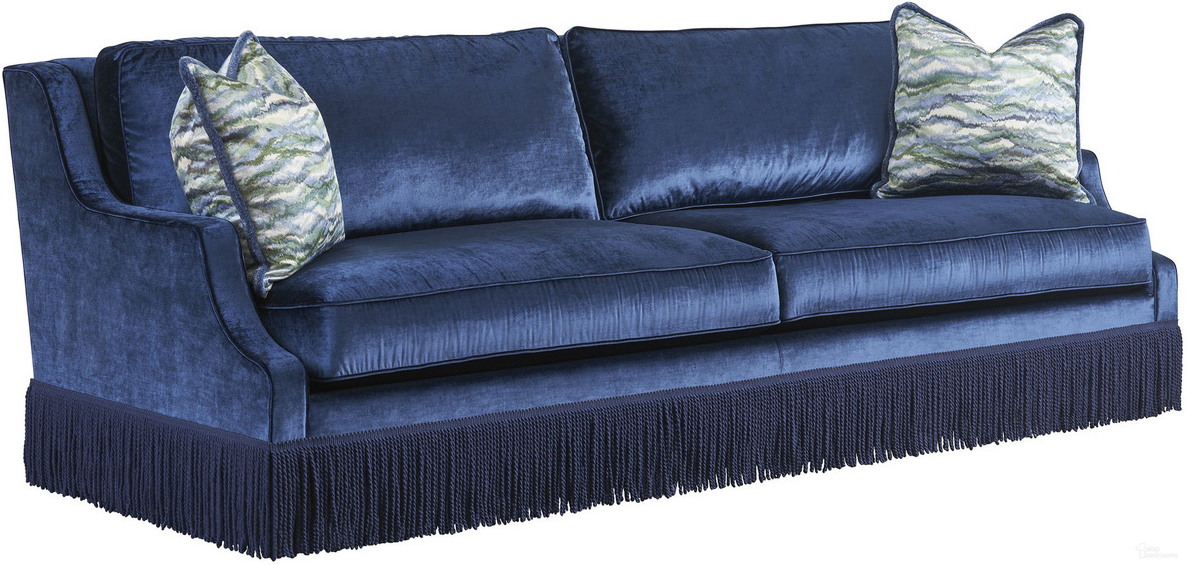 The appearance of Rendezvous Barnaby Sofa designed by Lexington in the traditional interior design. This blue/aqua piece of furniture  was selected by 1StopBedrooms from Rendezvous Collection to add a touch of cosiness and style into your home. Sku: 7290-33-61.