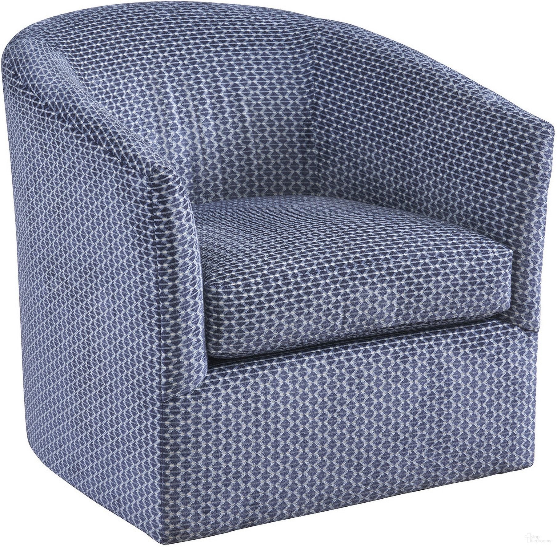 The appearance of Rendezvous Candice Swivel Chair designed by Lexington in the traditional interior design. This blue/aqua piece of furniture  was selected by 1StopBedrooms from Rendezvous Collection to add a touch of cosiness and style into your home. Sku: 7672-11SW-60.