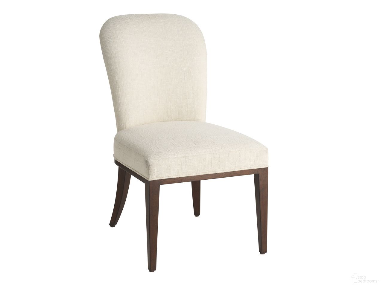 The appearance of Rendezvous Lambeth Upholstered Side Chair In Cream designed by Lexington in the transitional interior design. This cream piece of furniture was selected by 1StopBedrooms from Rendezvous Collection to add a touch of cosiness and style into your home. Sku: 743-882-01. Material: Fabric. Chair Type: Side Chair.