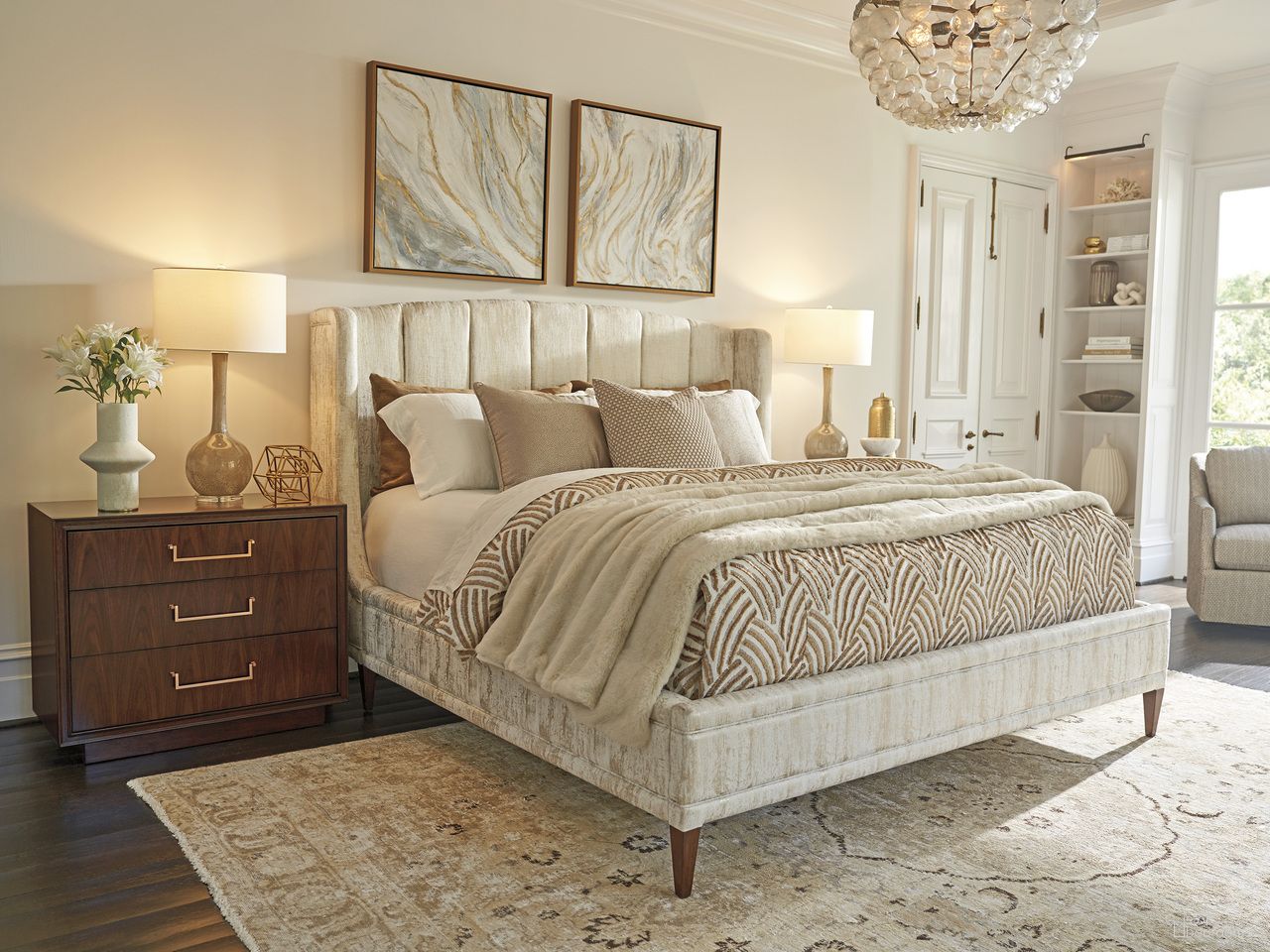 Rendezvous Savoy Upholstered Bedroom Set