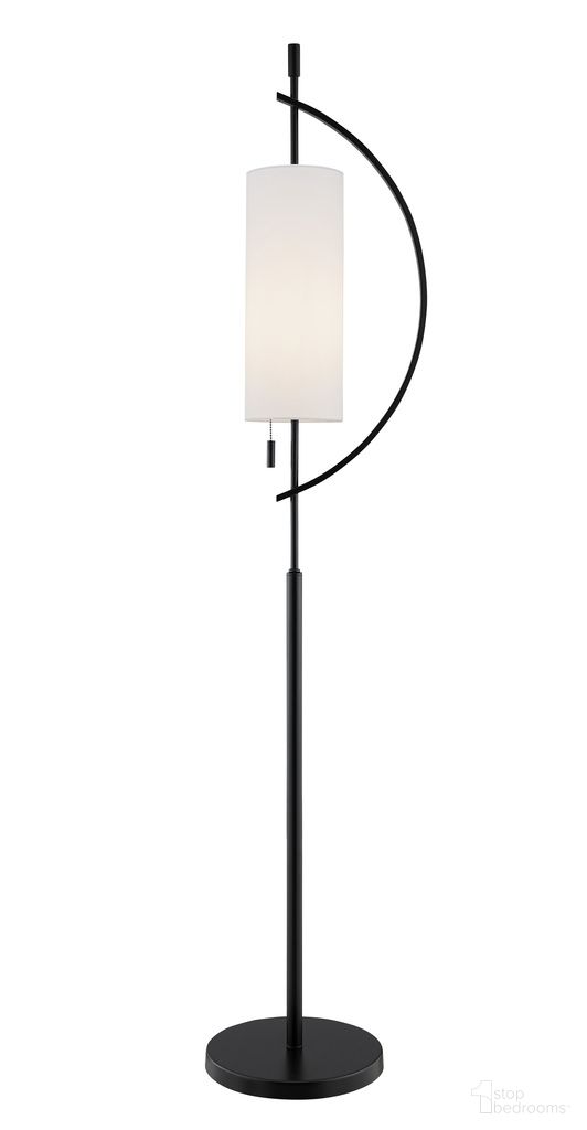 The appearance of Renessa Floor Lamp In Black designed by Lite Source in the modern / contemporary interior design. This black piece of furniture was selected by 1StopBedrooms from Renessa Collection to add a touch of cosiness and style into your home. Sku: LS-83505BLK/WHT. Material: Metal.