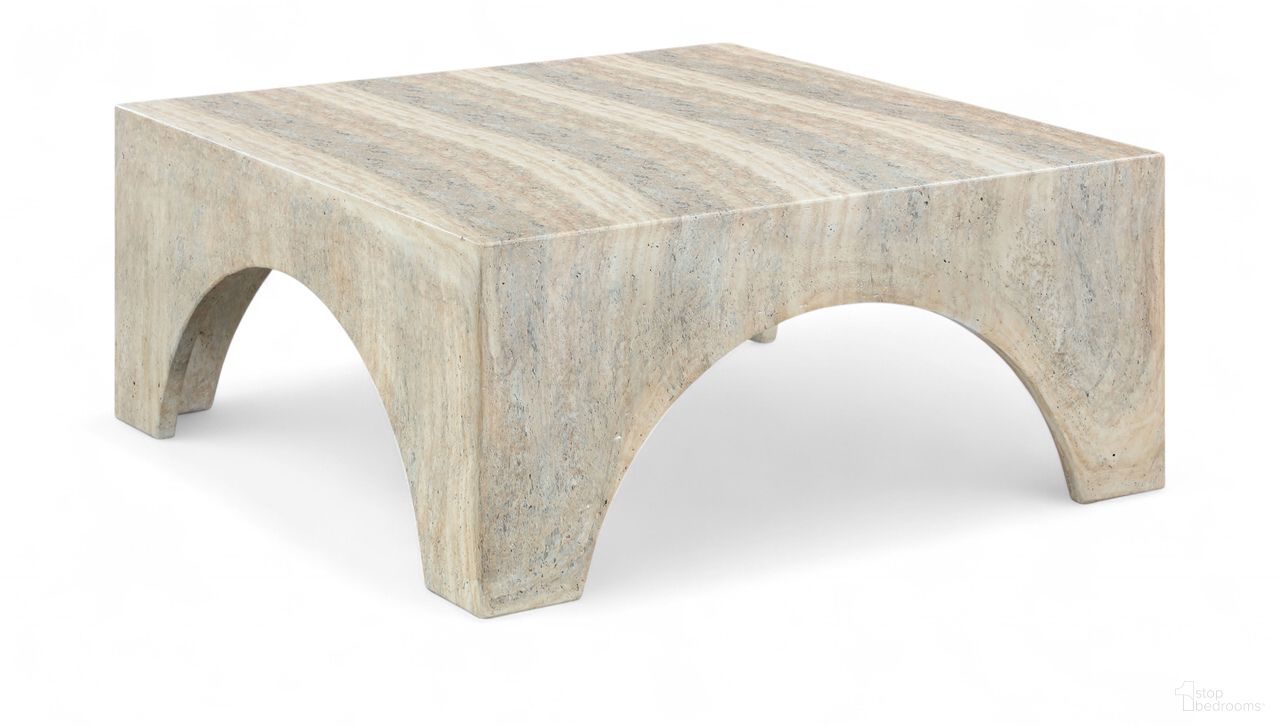 The appearance of Renza Concrete and Fiberglass Indoor/Outdoor Coffee Table In Natural designed by Meridian in the modern / contemporary interior design. This natural piece of furniture was selected by 1StopBedrooms from Renza Collection to add a touch of cosiness and style into your home. Sku: 99051Travertine-CT. Material: Concrete.