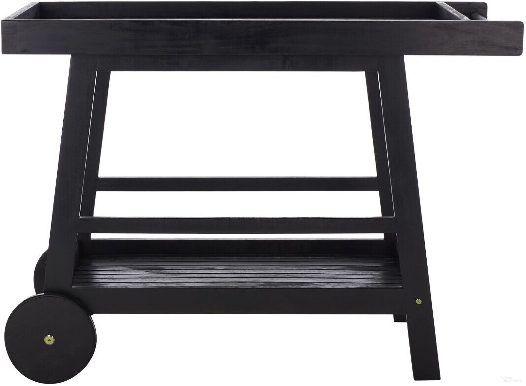 Renzo Bar Cart in Black