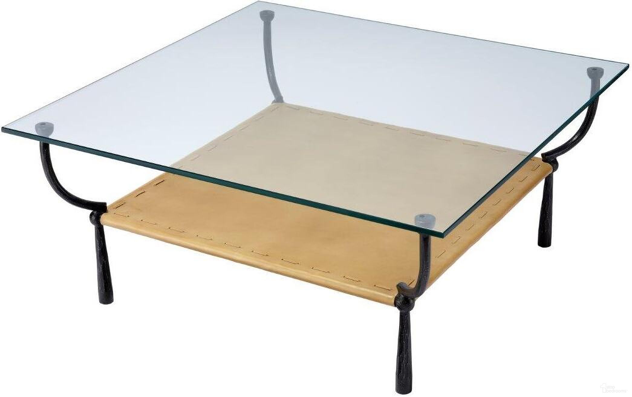 The appearance of Renzo Iron Coffee Table In Cashew designed by Jamie Young Company in the transitional interior design. This cashew piece of furniture  was selected by 1StopBedrooms from Renzo Collection to add a touch of cosiness and style into your home. Sku: 20RENZ-CFBKC. Material: Glass.
