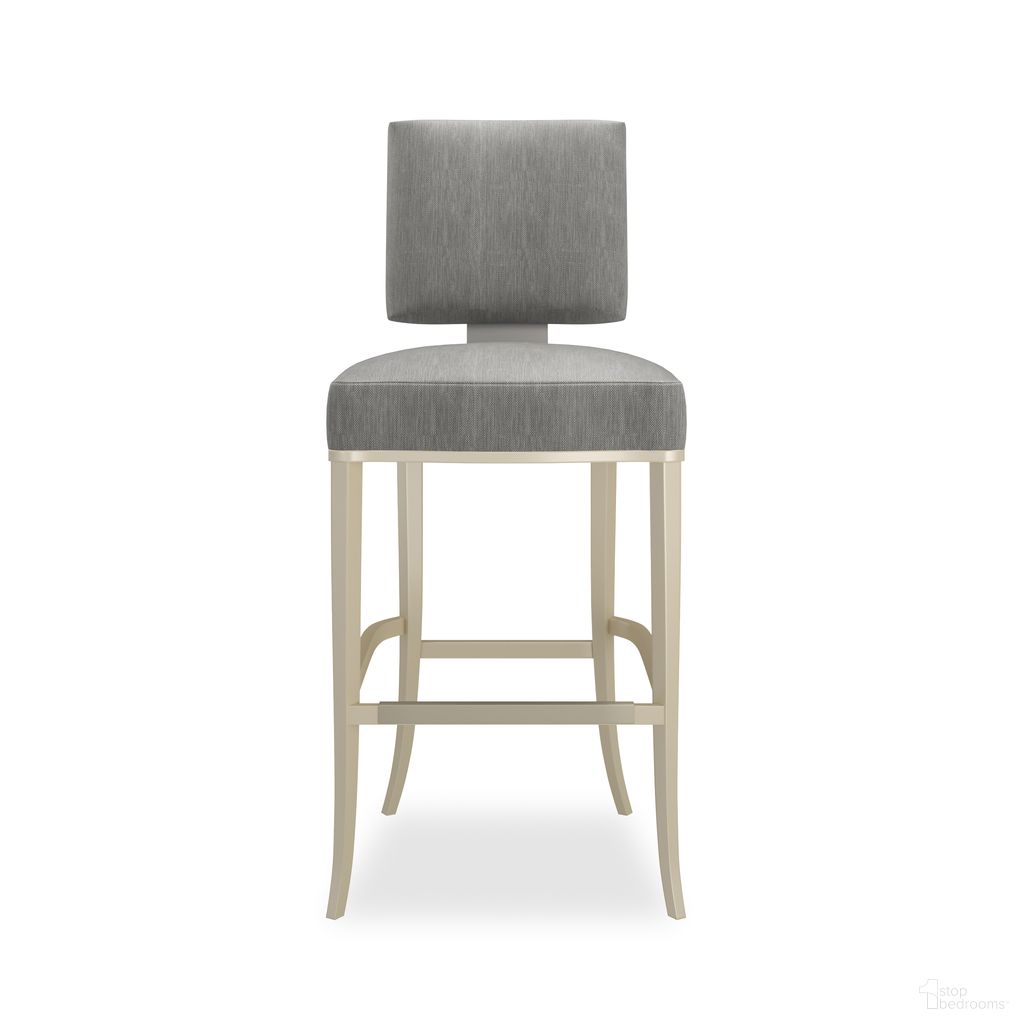 Reserved Seating Bar Stool In Pewter