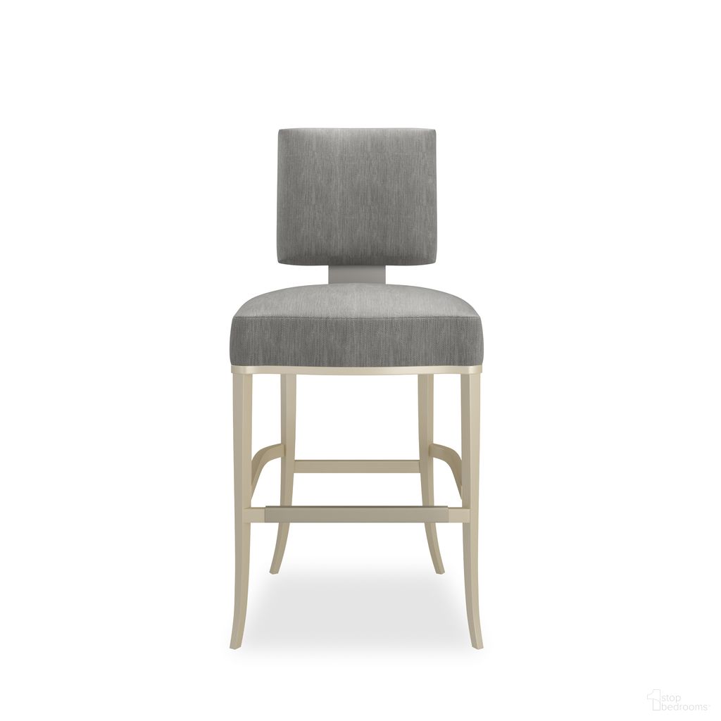 Reserved Seating Counter Stool In Pewter