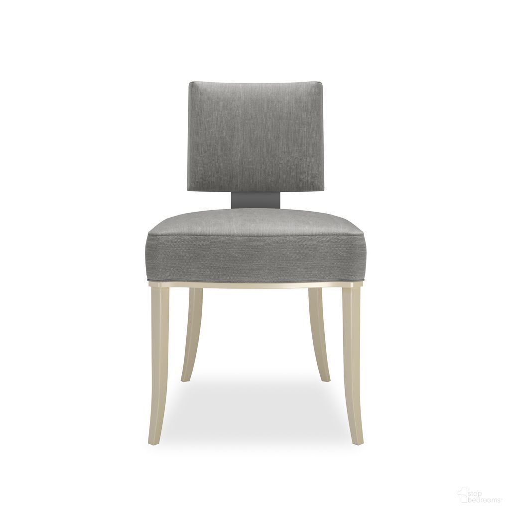 Reserved Seating Dining Chair Set of 2 In Pewter