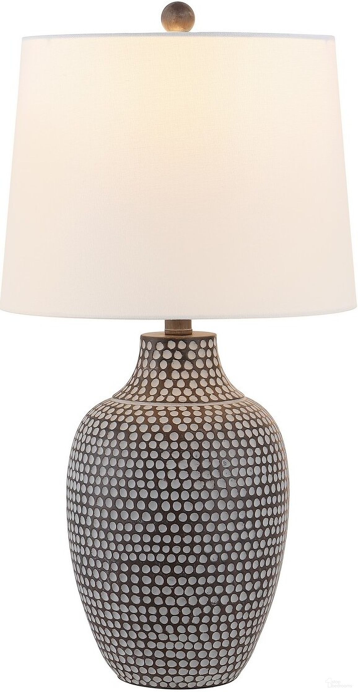 Resler Table Lamp in Brown