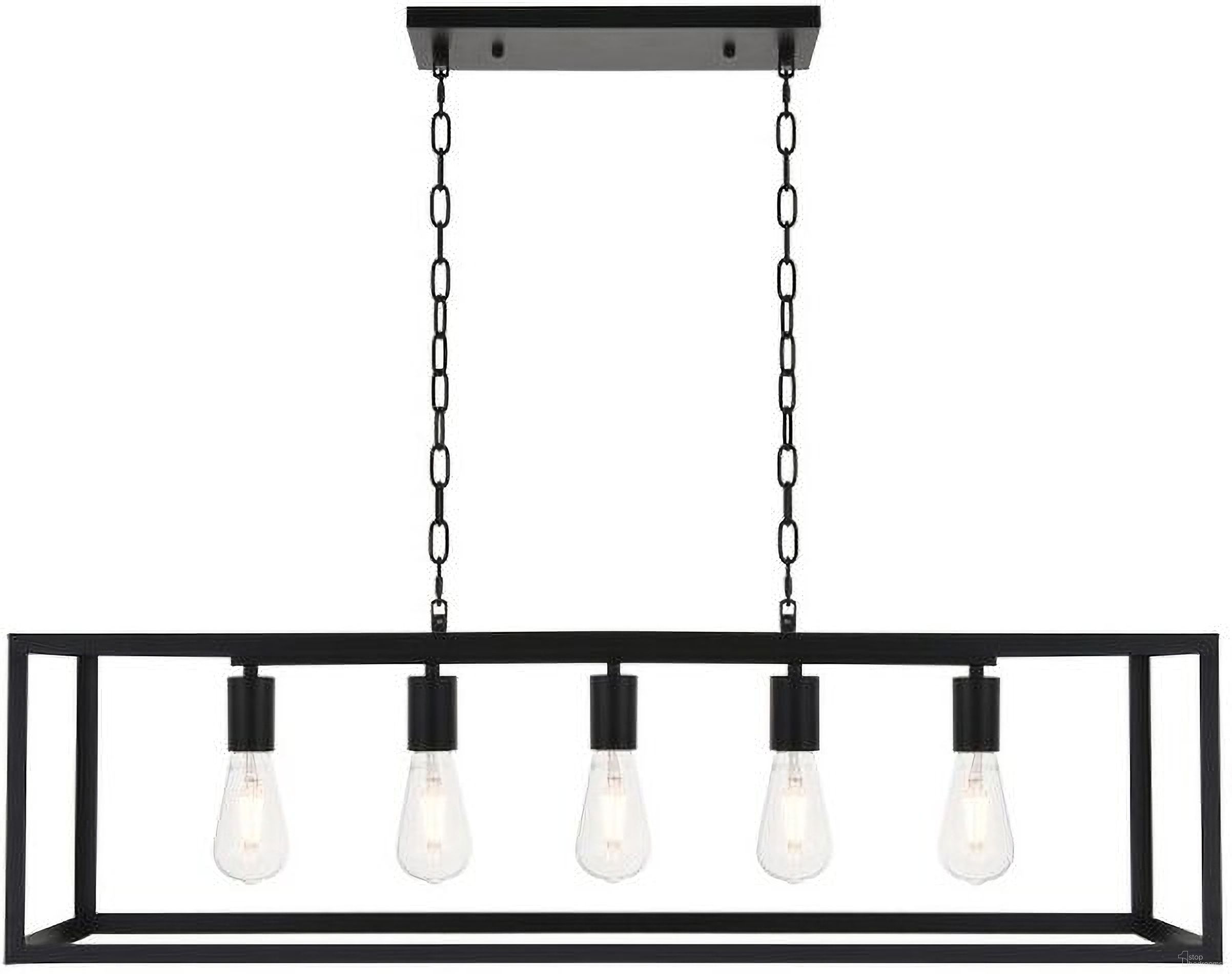 Resolute 5 Light Black Pendant LD4063D38BK