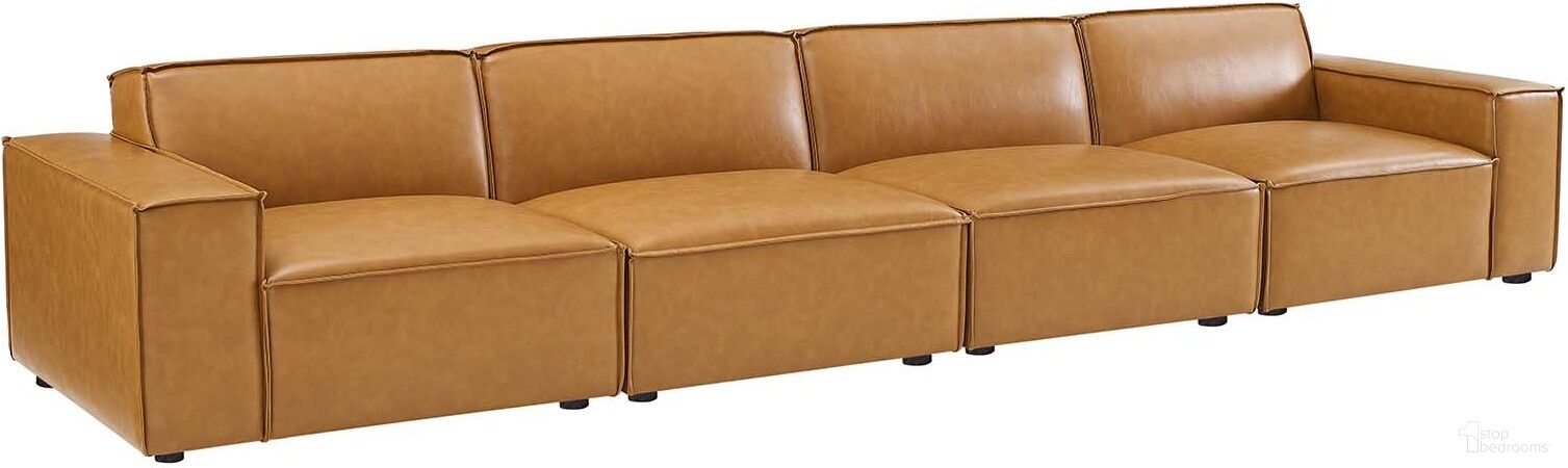 Restore Vegan Leather 4-Piece Sofa