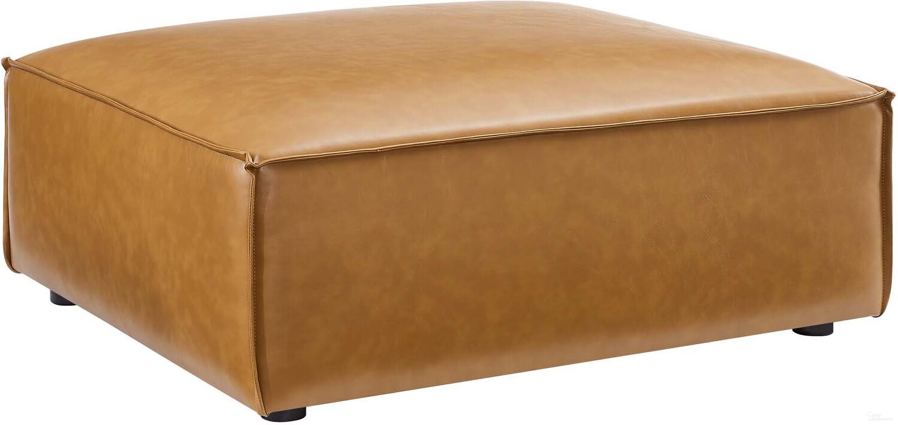 The appearance of Restore Vegan Leather Ottoman EEI-4496-TAN designed by Modway in the modern / contemporary interior design. This tan piece of furniture was selected by 1StopBedrooms from Restore Collection to add a touch of cosiness and style into your home. Sku: EEI-4496-TAN. Material: Wood.