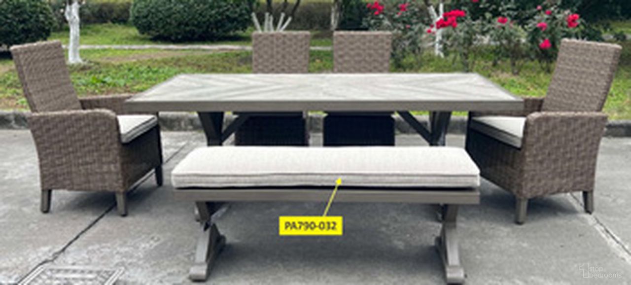 Revare Beach Bench Seat Cushion In Beige