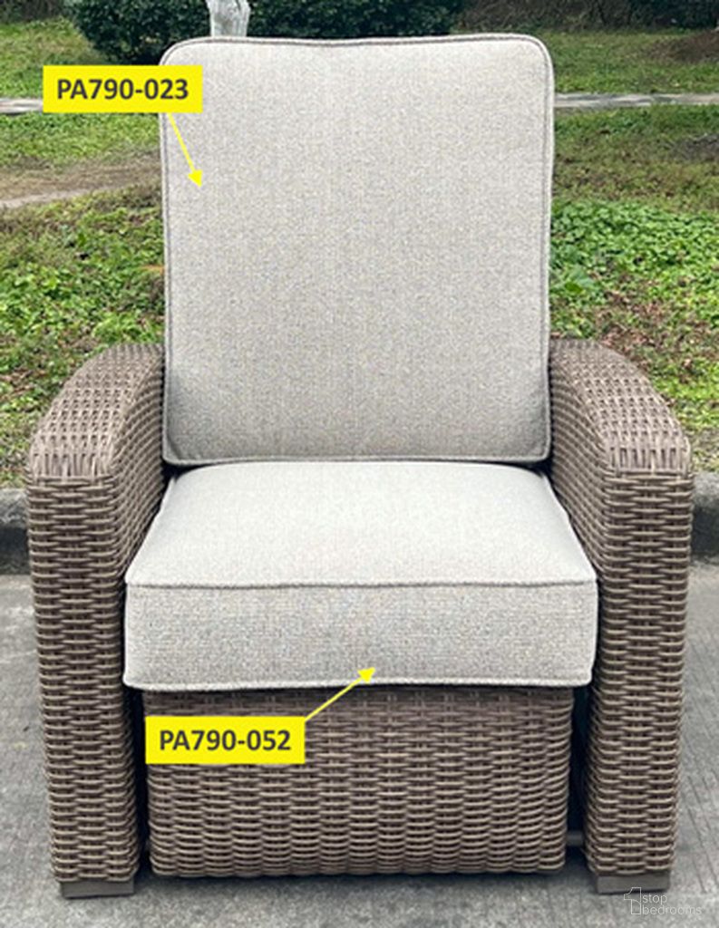 Revare Beach Seat Cushion In Beige