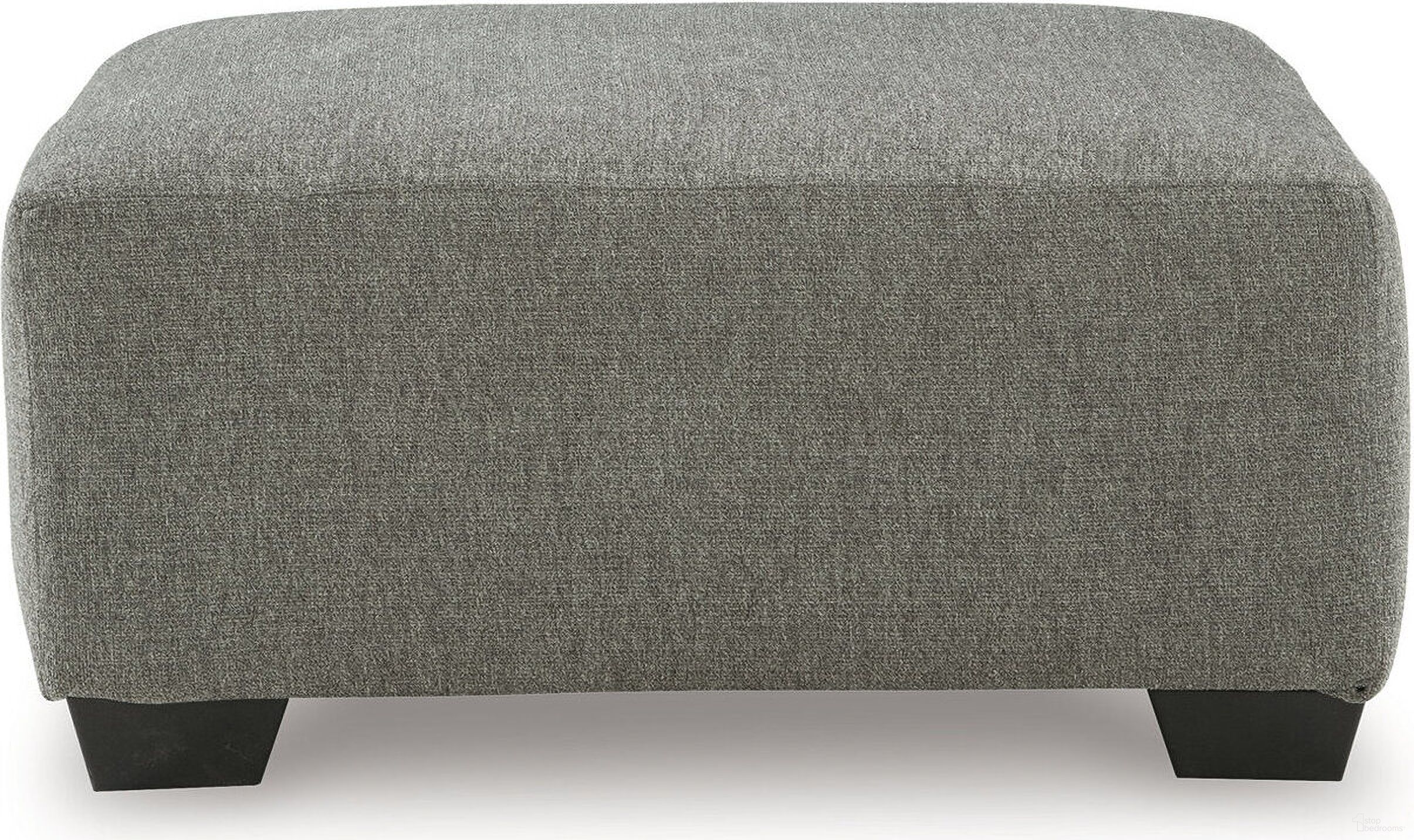 The appearance of Revenna Oversized Accent Ottoman In Greystone designed by Signature Design by Ashley in the modern / contemporary interior design. This greystone piece of furniture  was selected by 1StopBedrooms from Revenna Collection to add a touch of cosiness and style into your home. Sku: NC4840508. Material: Polyester.