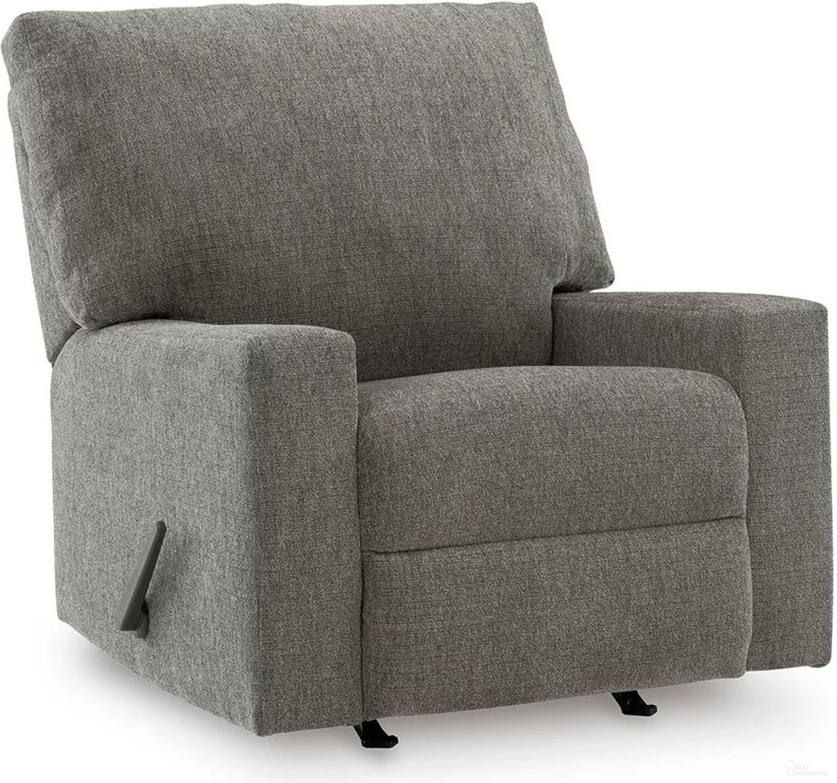 The appearance of Revenna Recliner In Greystone designed by Signature Design by Ashley in the modern / contemporary interior design. This greystone piece of furniture was selected by 1StopBedrooms from Revenna Collection to add a touch of cosiness and style into your home. Sku: NC4840525. Material: Polyester.
