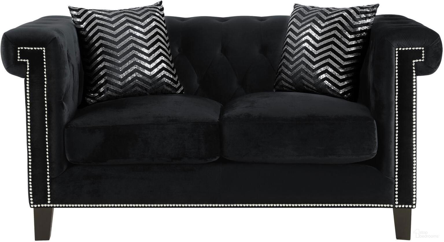 Reventlow Black Living Room Set by Coaster 1StopBedrooms