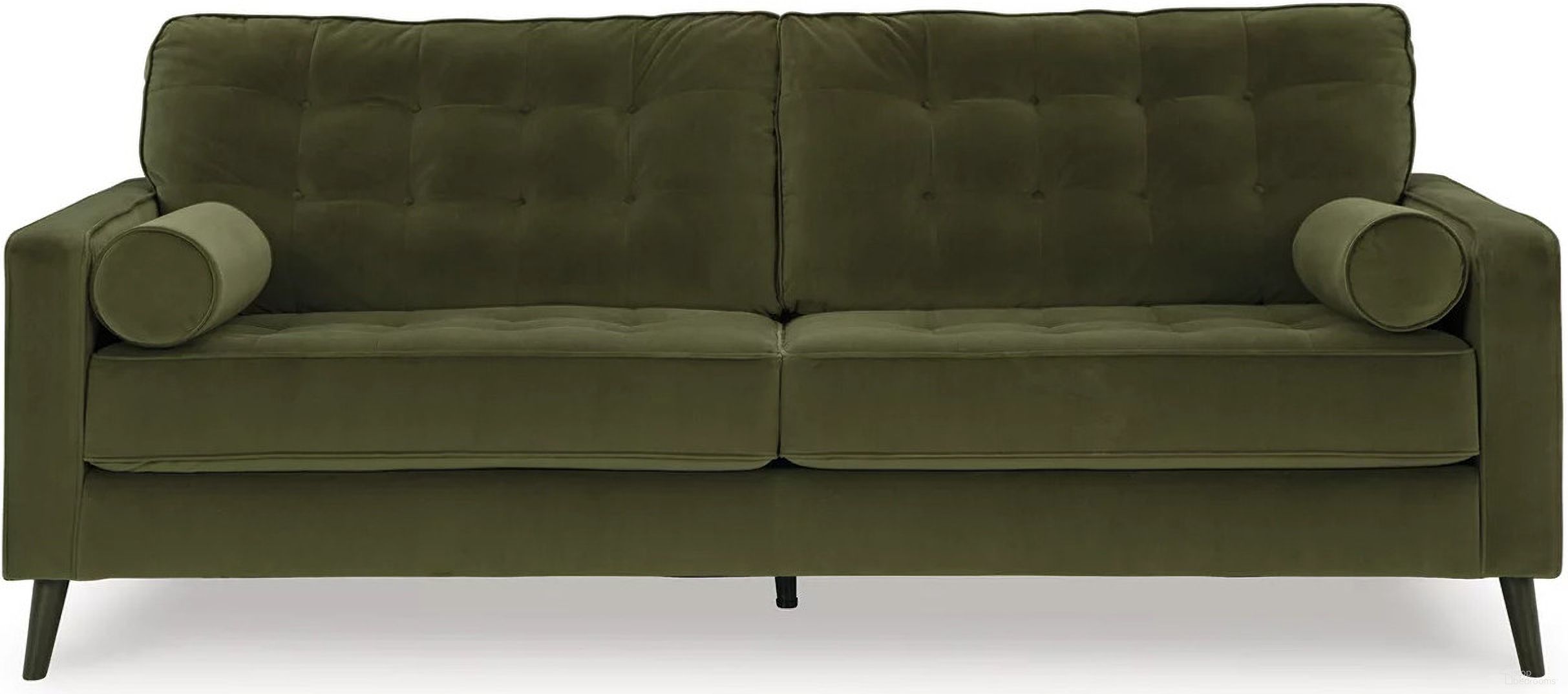 The appearance of Reveon Lakes Sofa In Olive designed by Signature Design by Ashley in the modern / contemporary interior design. This olive piece of furniture was selected by 1StopBedrooms from Reveon Lakes Collection to add a touch of cosiness and style into your home. Sku: 2640438. Material: Fabric.