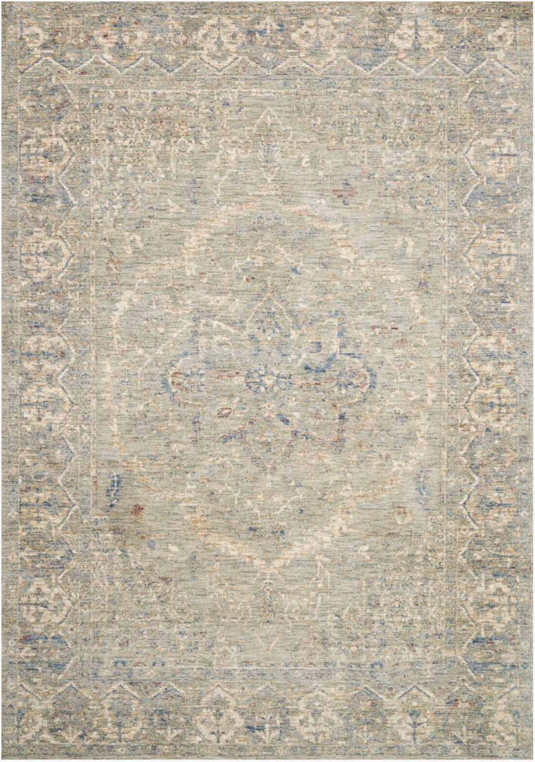 The appearance of Revere Mist 2'6" x 16' Rug designed by Loloi Rugs in the traditional interior design. This mist piece of furniture  was selected by 1StopBedrooms from Revere Collection to add a touch of cosiness and style into your home. Sku: REVRREV-02MI0026G0. Material: Polyester.
