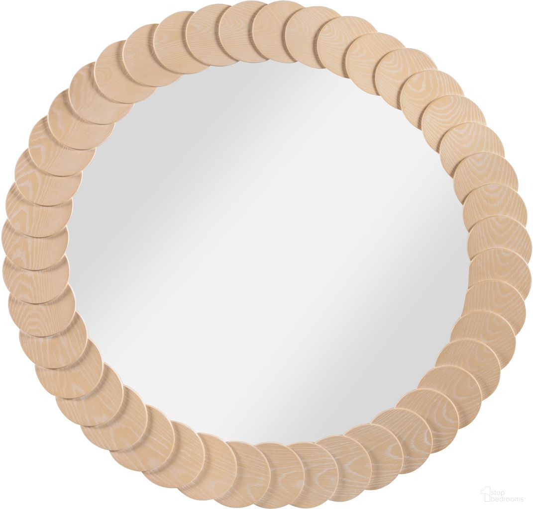 Revolve Oak Veneer Mirror In Natural