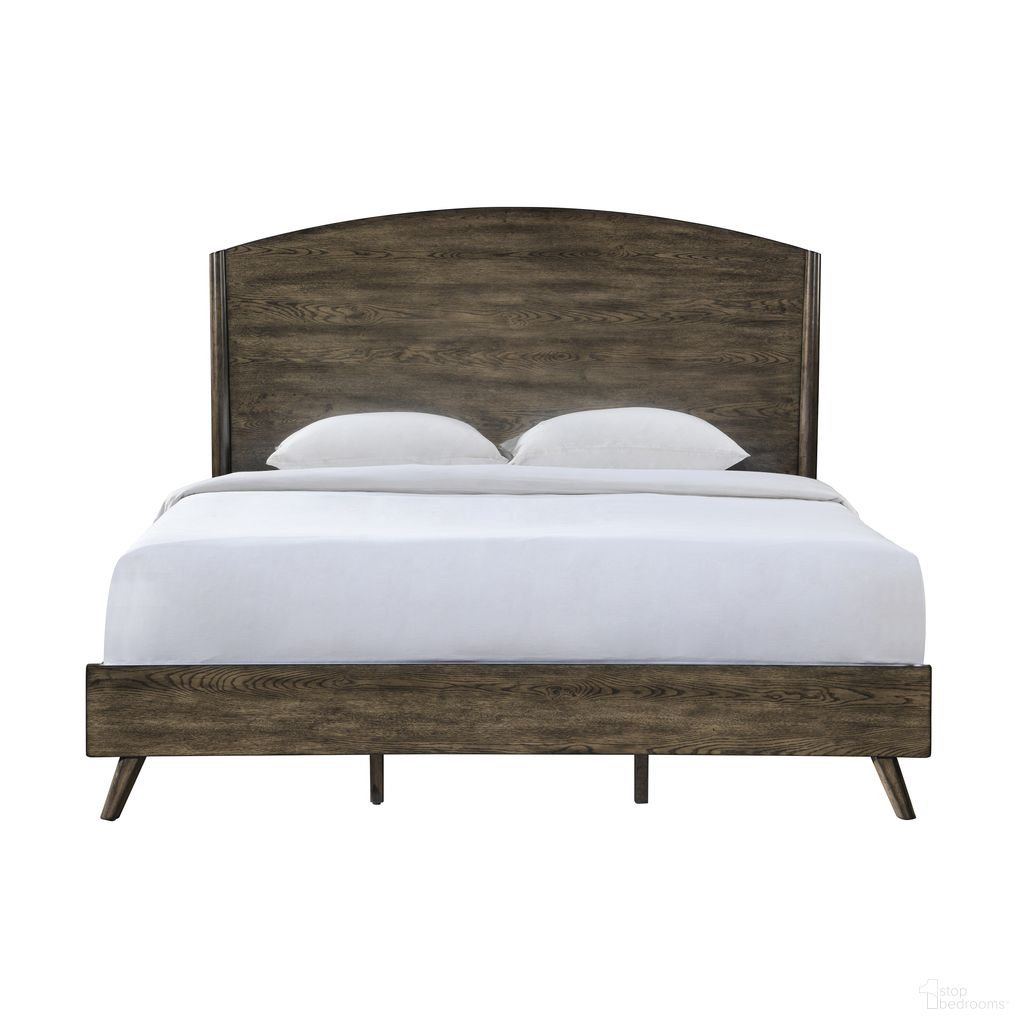 Rex Eastern King Bed In Brown