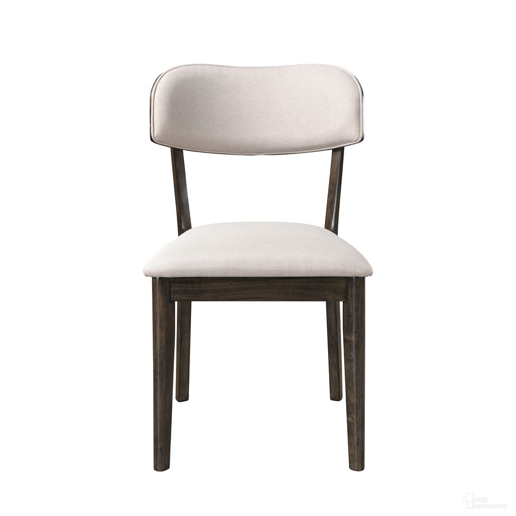 The appearance of Rex Upholstered Dining Chairs Set of 2 In Brown designed by New Classic in the transitional interior design. This brown piece of furniture was selected by 1StopBedrooms from Rex Collection to add a touch of cosiness and style into your home. Sku: D1078-20. Material: Wood. Chair Type: Side Chair.