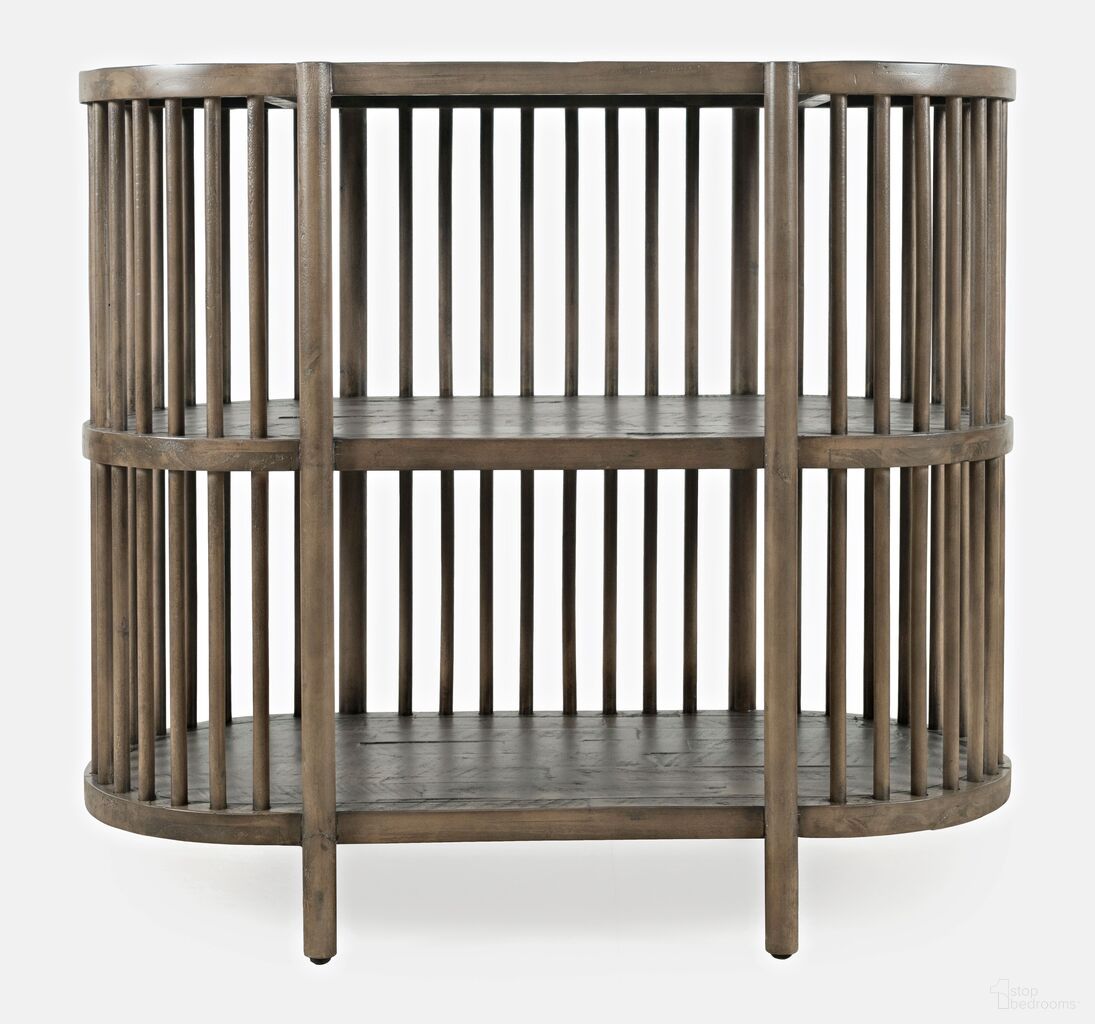 Rhapsody 36 Inch Open Storage Console Bookcase In Chestnut