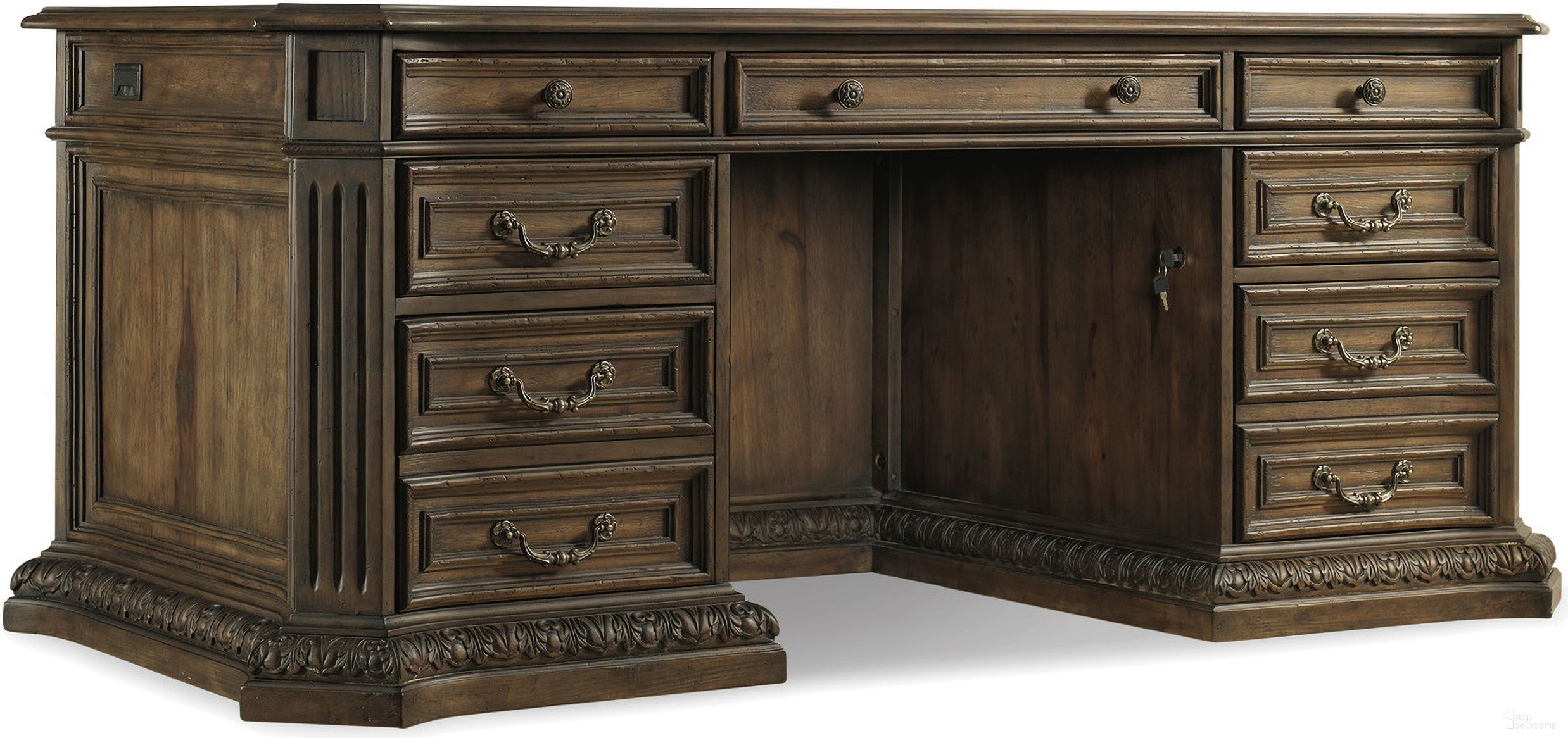 Rhapsody Medium Wood Executive Desk