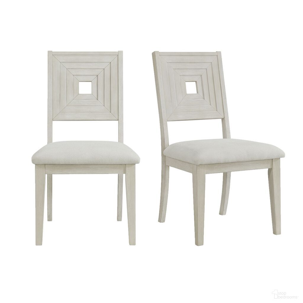 The appearance of Rhiannon Dining Side Chair Set of 2 In Antique White and White designed by Picket House in the modern / contemporary interior design. This antique white and white piece of furniture was selected by 1StopBedrooms from Rhiannon Collection to add a touch of cosiness and style into your home. Sku: D-11600-7-SC. Material: Oak. Chair Type: Side Chair.