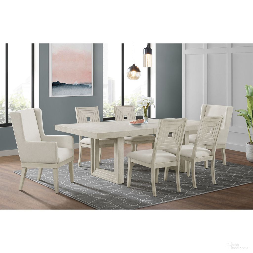 Rhiannon Rectangular Dining Room Set In Antique White
