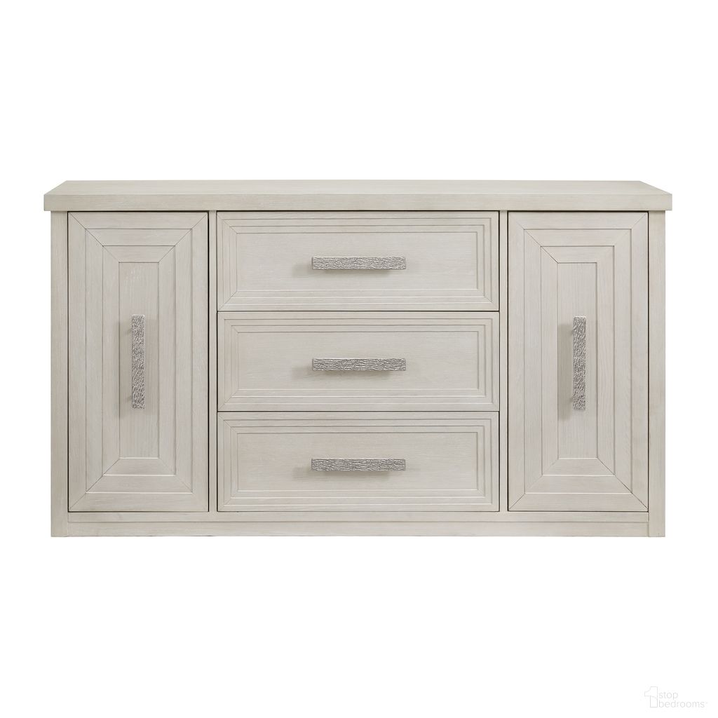 The appearance of Rhiannon Server In Antique White designed by Picket House in the modern / contemporary interior design. This antique white piece of furniture  was selected by 1StopBedrooms from Rhiannon Collection to add a touch of cosiness and style into your home. Sku: D-11600-7-SV. Material: Oak.
