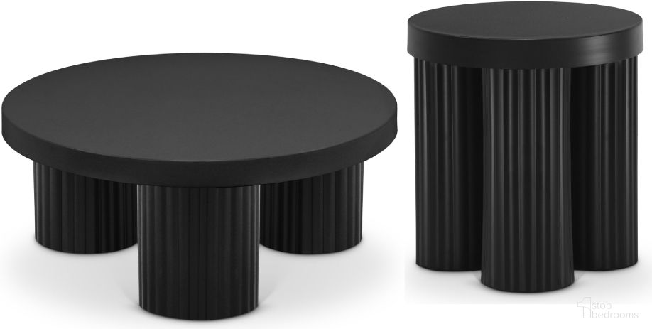 Rhodes Occasional Table Set In Black
