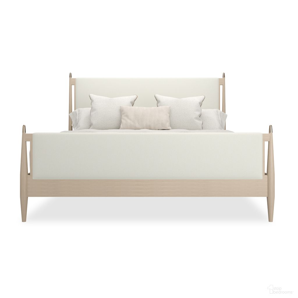 Rhythm King Upholstered Bed In Ivory