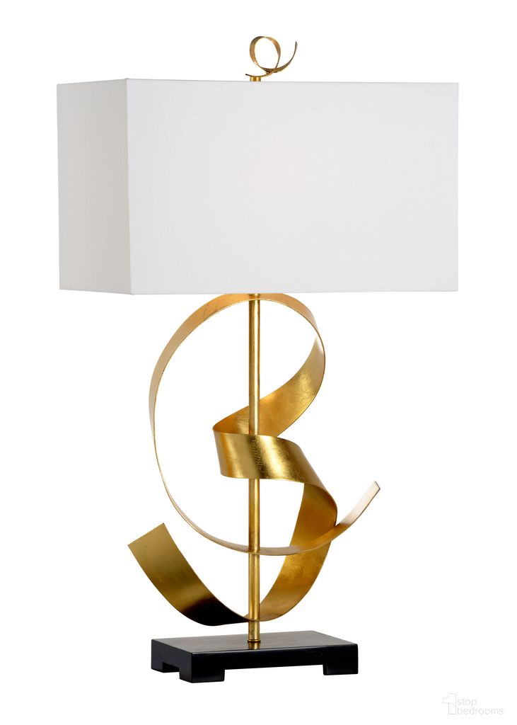 The appearance of Ribbon Twirl Lamp In Gold designed by Chelsea House in the modern / contemporary interior design. This gold piece of furniture  was selected by 1StopBedrooms from Chelsea House Misc Collection to add a touch of cosiness and style into your home. Sku: 69233. Material: Iron.
