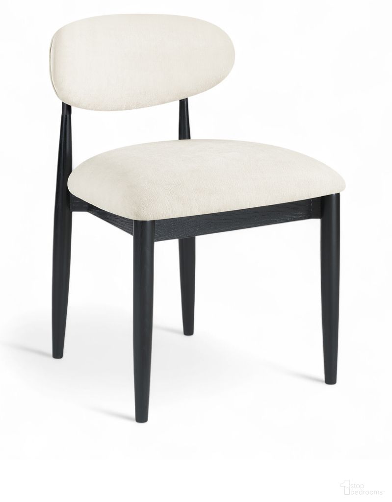 The appearance of Riccio Performance Fabric Upholstered Dining Side Chair Set of 2 In Beige and Black designed by Meridian in the modern / contemporary interior design. This black and beige piece of furniture was selected by 1StopBedrooms from Riccio Collection to add a touch of cosiness and style into your home. Sku: 11025Beige-SC. Material: Polyester. Chair Type: Side Chair.